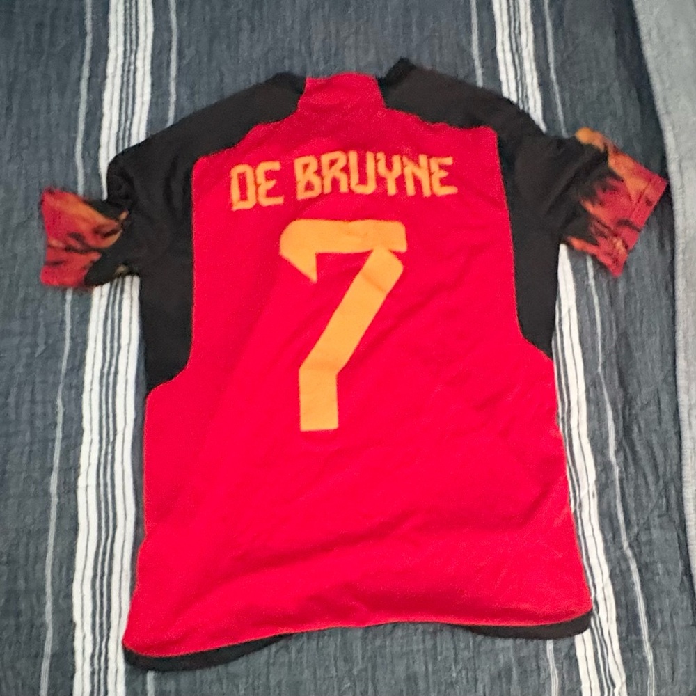 Adidas Belgium Kevin Debruyne soccer youth jersey